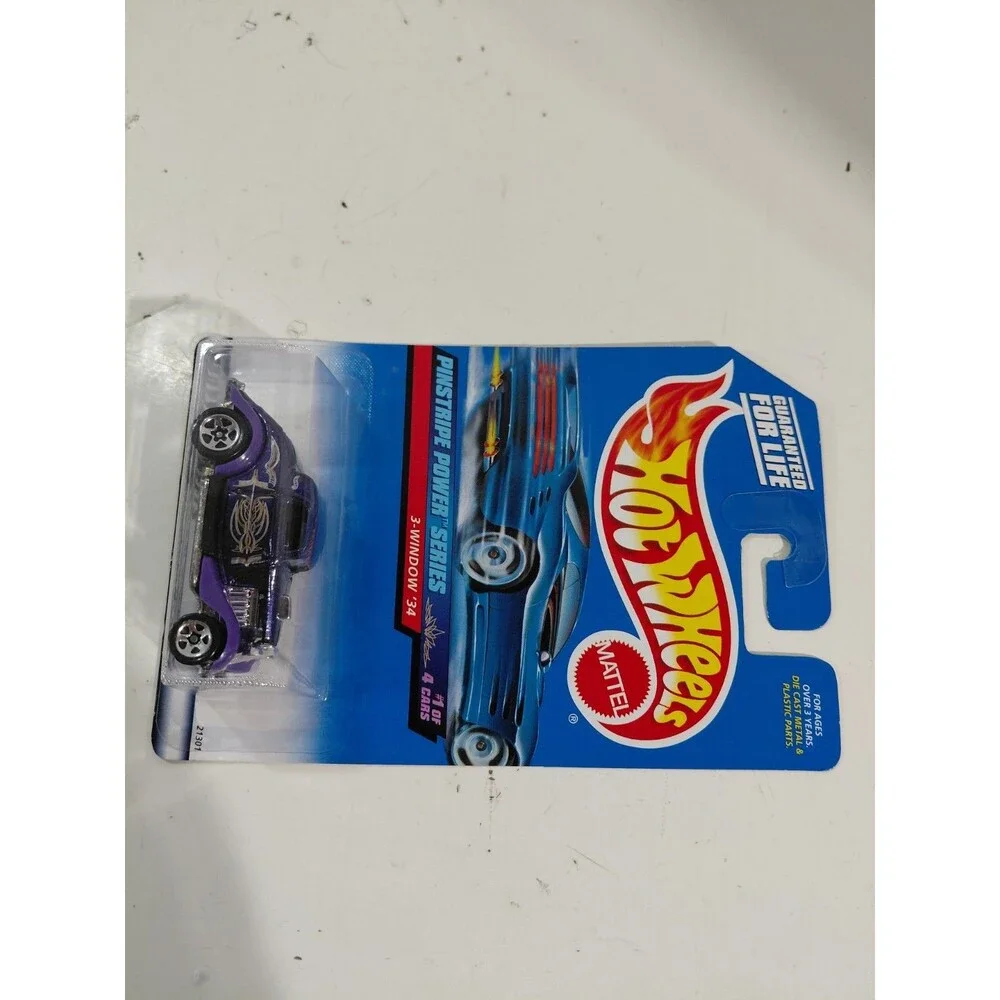 NIP Hot Wheels Pinstripe Power 1:64 DieCast 1934 Ford 3-Window Coupe Classic Car